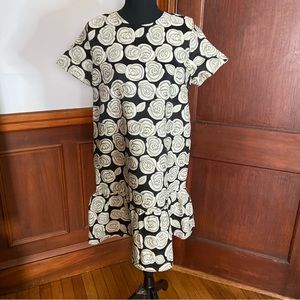 NWT WOMENS ROSE PRINT DRESS SZ MED